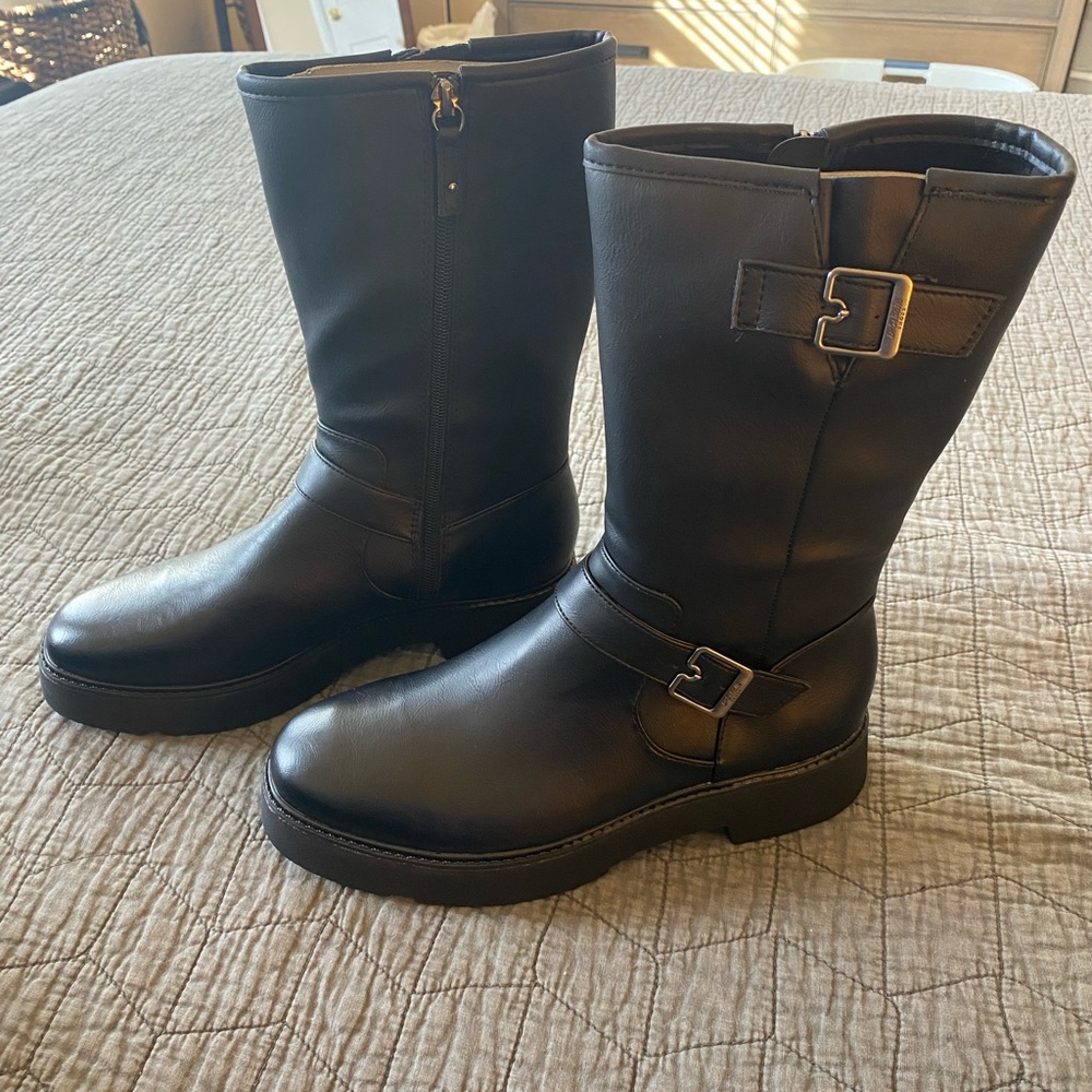 Dr. Scholl’s Black VIP Moto Boots - Size 8.5 - Brand New!